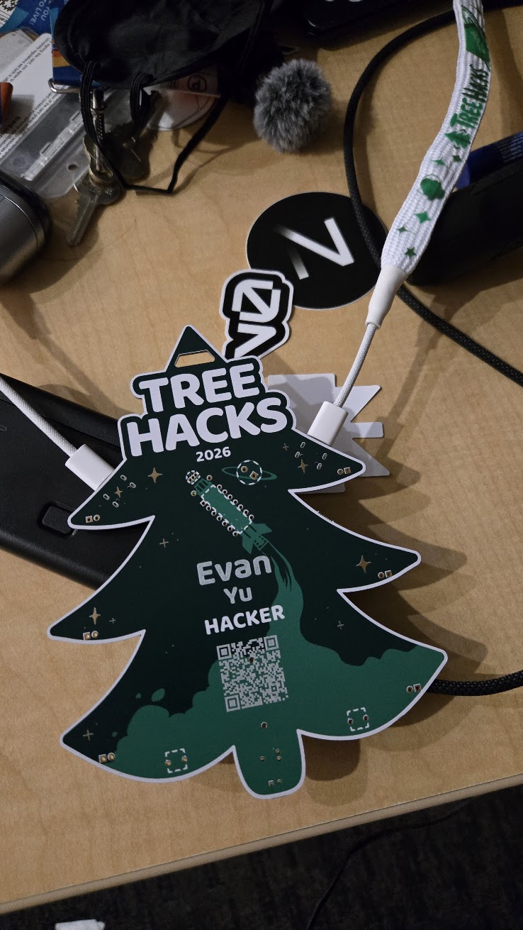 My TreeHacks 2026 Badge